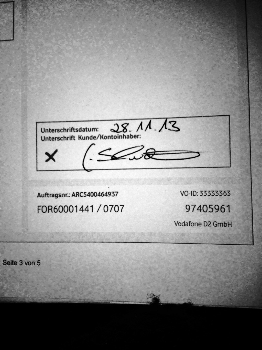 Die unendliche vodafone-Geschichte